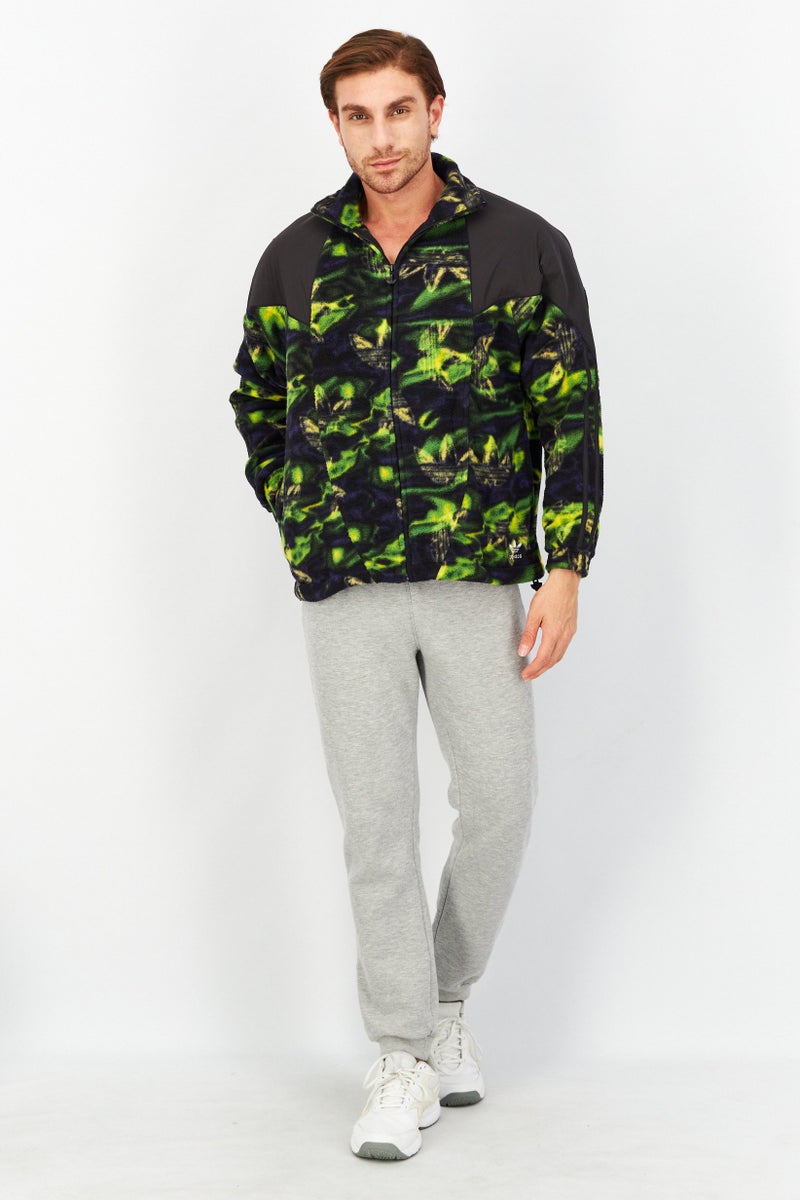 adidas Originals جاكيت رياضي طويل الأكمام للرجال، متعدد الألوان - Image 4